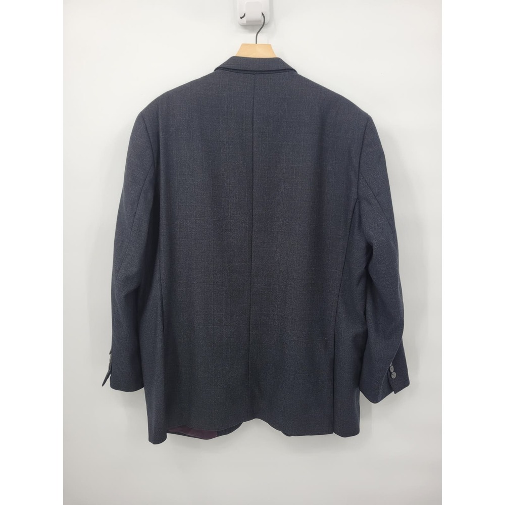 Jack Victor Rothmans Super 110's Napoli CT Charcoal Check Blazer 46R - Picture 2 of 16